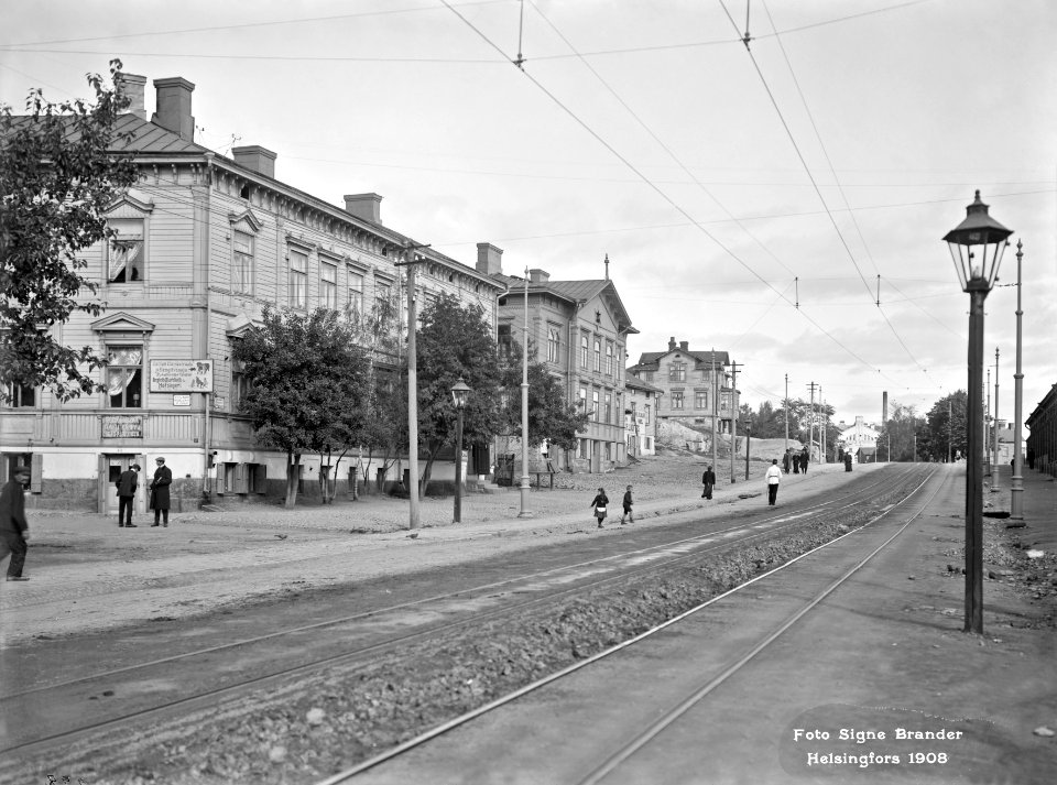 Helsinki, Hämeentie 16, 20, 22 1908 - N298 (hkm.HKMS000005-000000rw)