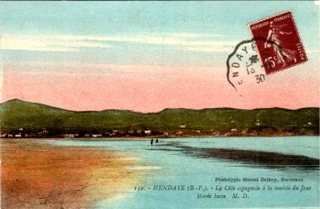 Hendaye - côte espagnole