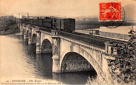 Hendaye - Pont de chemin de fer 1 photo