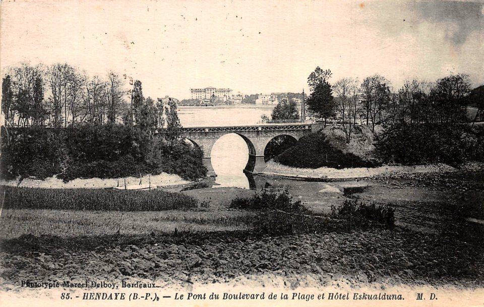 Hendaye - Pont du boulevard de la plage