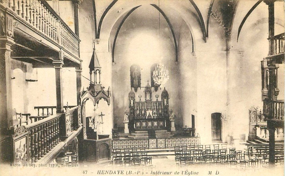 Hendaye intérieur Saint-Vincent
