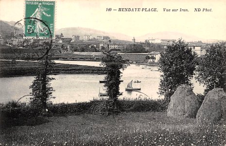 Hendaye - vue sur Irun photo