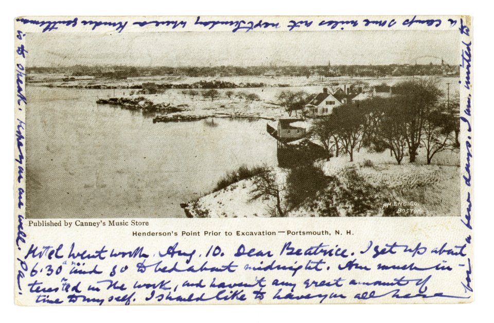 Henderson's Point prior to excavation - Portsmouth, N.H. LCCN2005679348