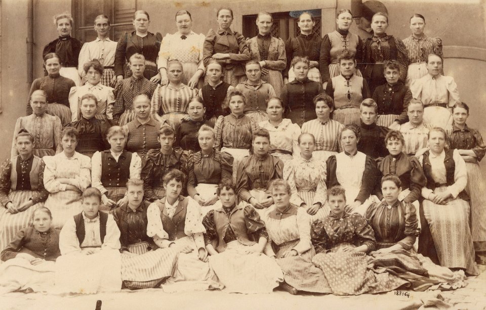 Hellgren & Co, tobaksarbeterskor, 1890-tal