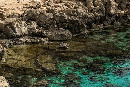 Transparent nature stone photo