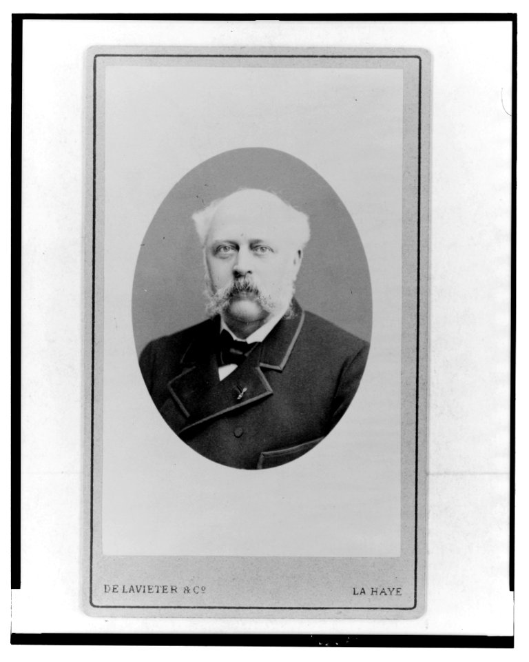 Hendrik Theodorus Wilkens, head of Van Dulken Weiland Distillers, head-and-shoulders portrait, facing front) - De Lavieter & Co., La Haye LCCN2004679890