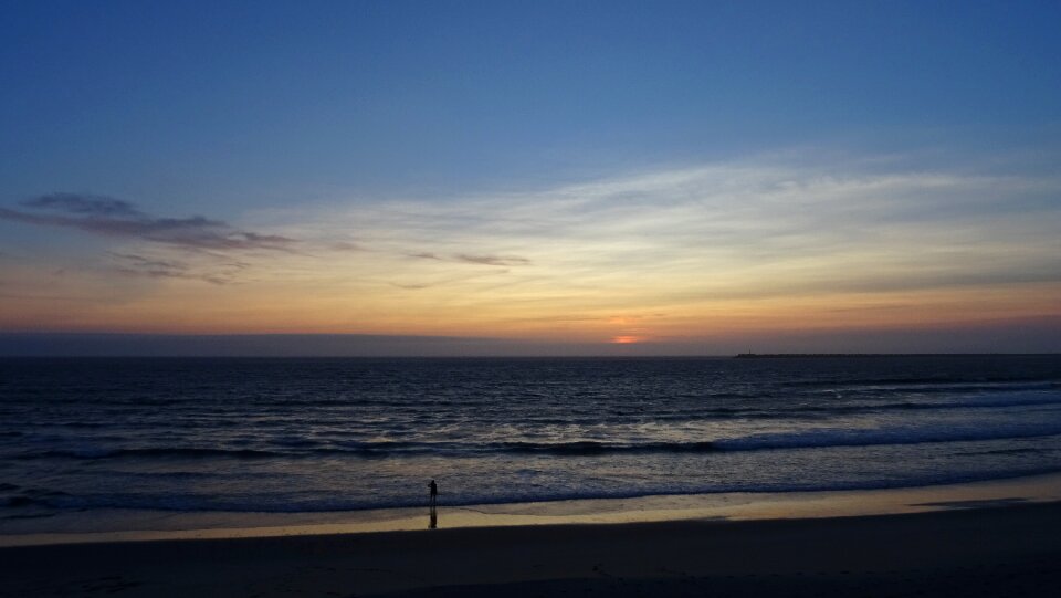 Nature twilight ocean photo