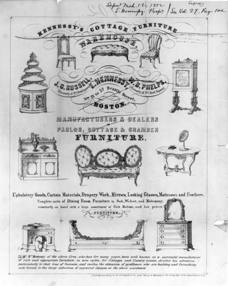 Hennessy's cottage furniture warehouse LCCN2001701480