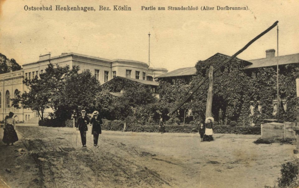 Henkenhagen, Ostseebad, Pommern - Strandschloss (Zeno Ansichtskarten)