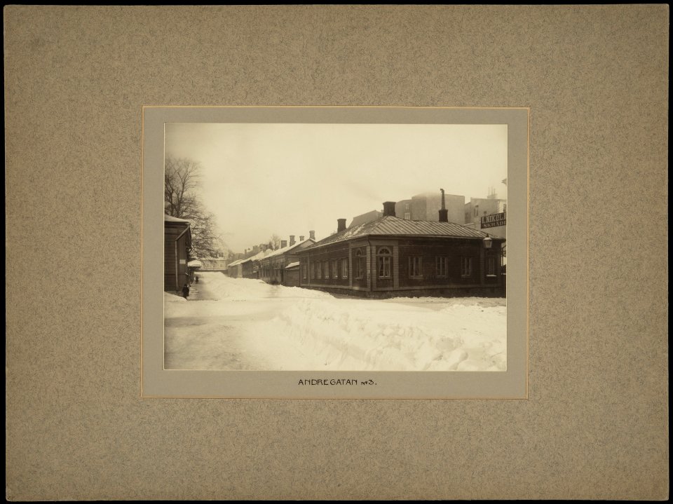Helsinki 1895, Yrjönkatu 15, 17, 19, 21 23. Lönnrotinkatu 3. - G16181 - hkm.HKMS000005-km0000m8wd