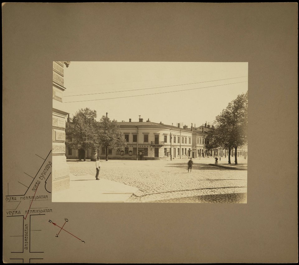 Helsinki 1896, Pohjoisesplanadi 41, 43 - G16259 - hkm.HKMS000005-km0000m9wn