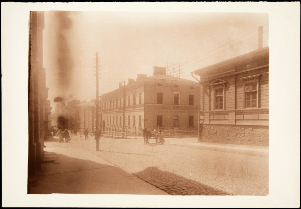 Helsinki 1900, Fabianinkatu 20, 22. Yliopistonkatu 3, 4. - G16096 - hkm.HKMS000005-km0000m87z