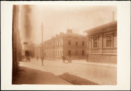 Helsinki 1900, Fabianinkatu 20, 22. Yliopistonkatu 3, 4. - G16096 - hkm.HKMS000005-km0000m87z