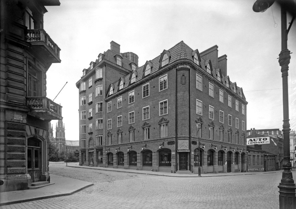 Helsinki 1921, Korkeavuorenkatu 20. Pieni Robertinkatu 10, 12-14 - N25447 (hkm.HKMS000005-km0000pgxu)