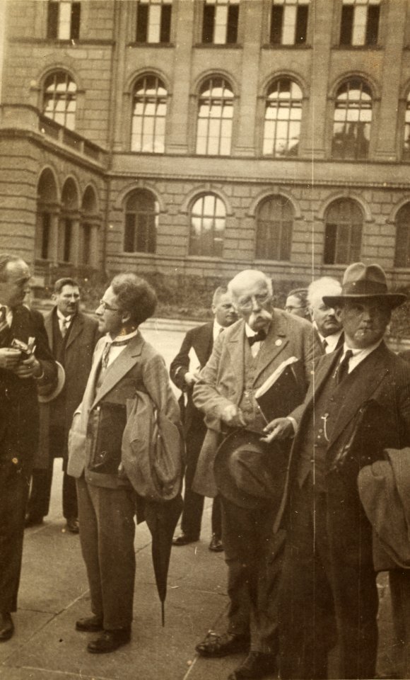 Henri La Fontaine à la IXe Conférence internationale de bibliographie
