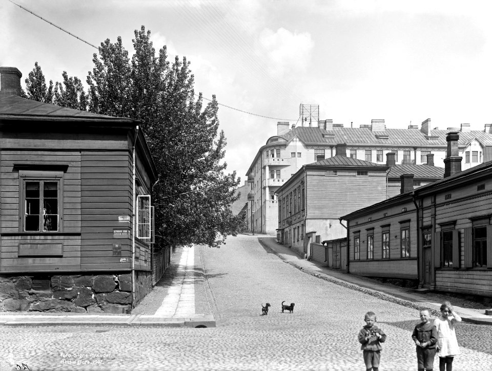 Helsinki, Meritullinkatu 5, 7, 9 1907 - N120 (hkm.HKMS000005-000000r0)