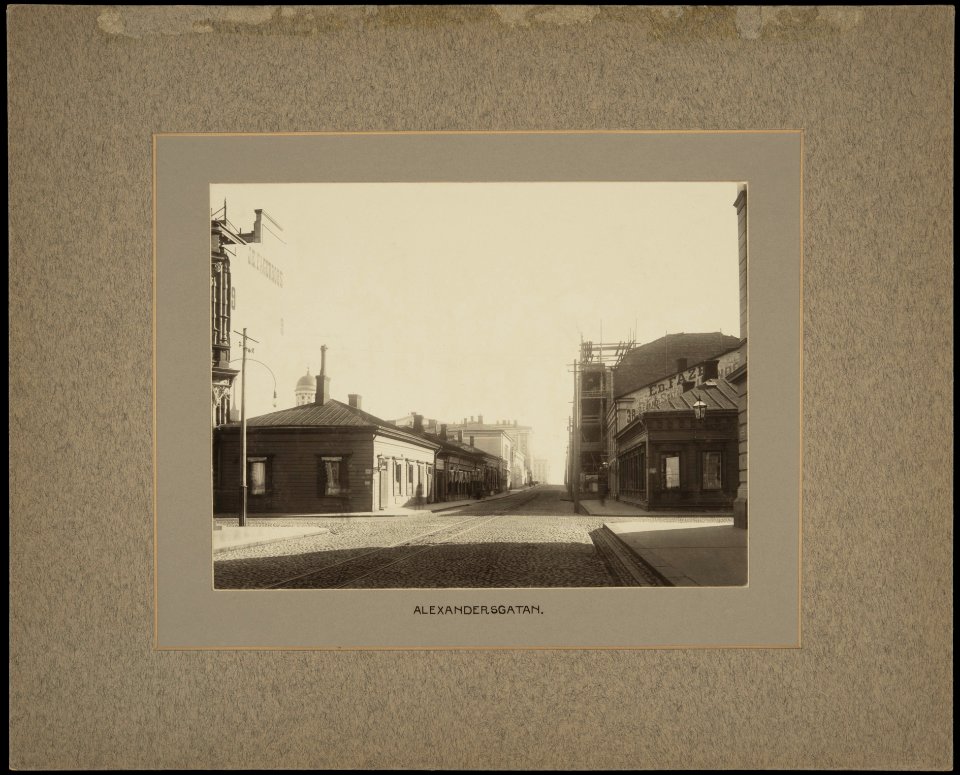 Helsinki 1897, Aleksanterinkatu 7, 9, 38. Kluuvikatu 3, 5. - G16171 - hkm.HKMS000005-km0000m8t2