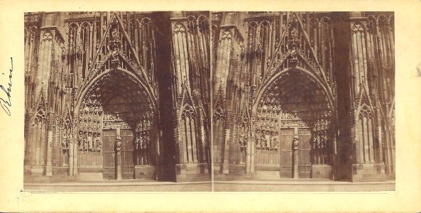 Henri-Charles Plaut Grand Portail Strasbourg