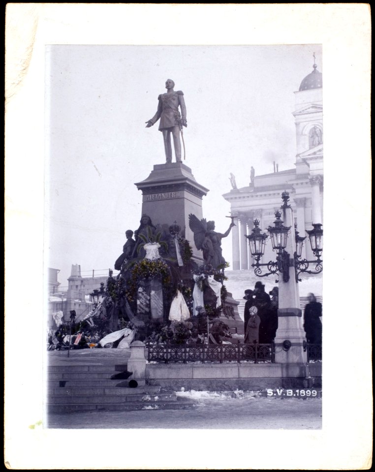 Helsinki 1899, Senaatintori - (hkm.HKMS000005-km0037x1)