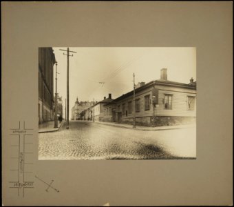 Helsinki 1903, Kalevankatu 5, 6, 7, 9, 11, 13, 15. Yrjönkatu 24, 26. - G16179 - hkm.HKMS000005-km0000m8vk