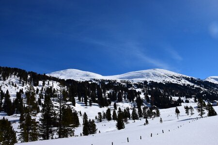 Cold panorama ski resort