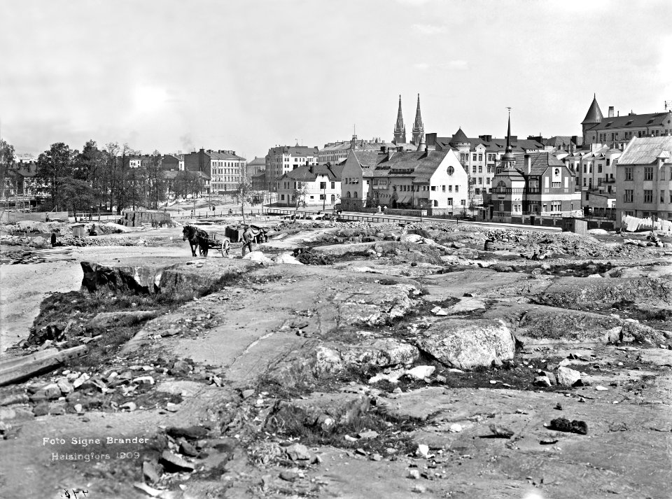 Helsinki 1909, Laivurinkatu 25, 29, 33 - N448 (hkm.HKMS000005-km00309c)
