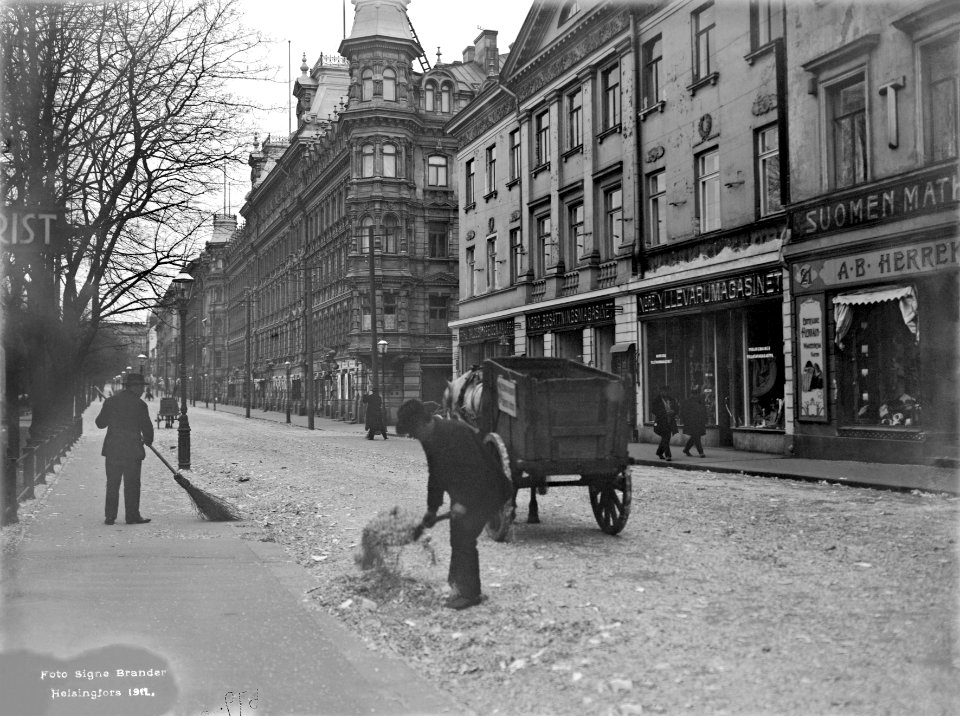 Helsinki 1912, Pohjoisesplanadi - N679 (hkm.HKMS000005-00000132)