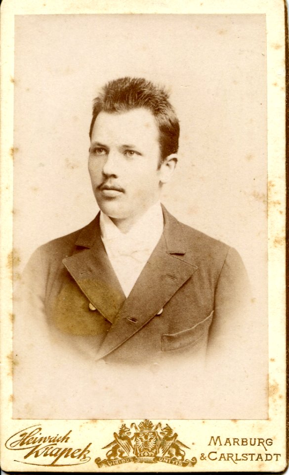 Henrik Krapek - moški portret