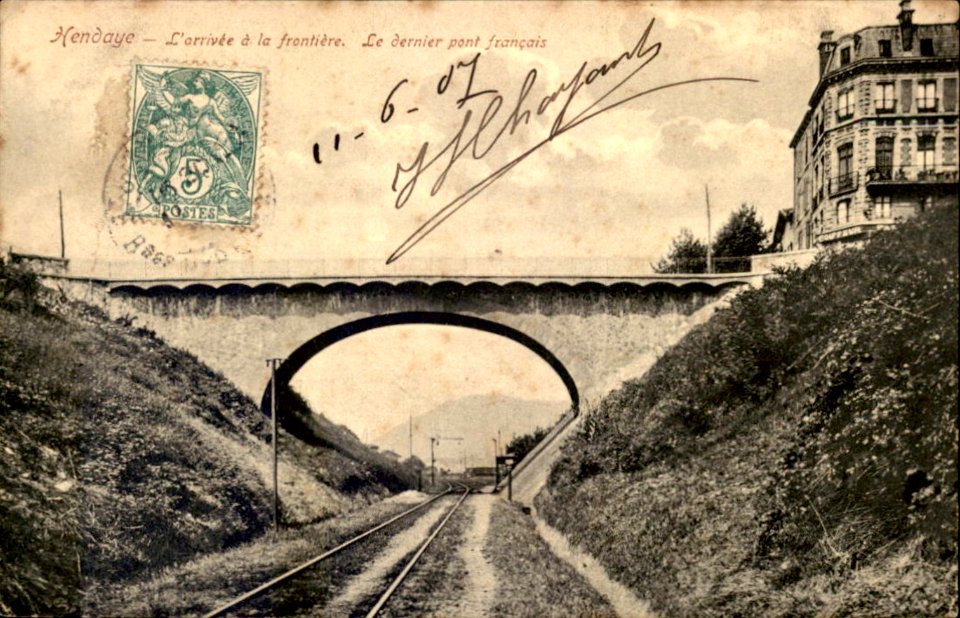 Hendaye - la frontière