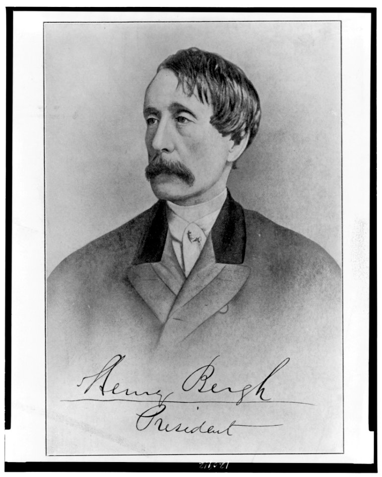 Henry Bergh, head-and-shoulders portrait, facing left LCCN98507890