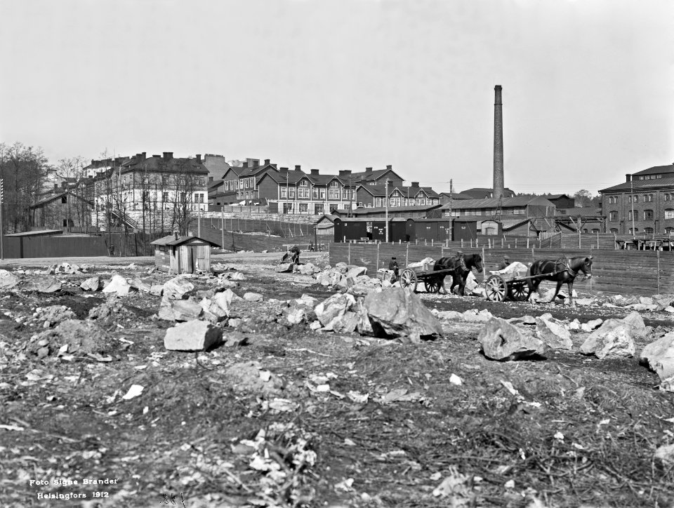 Helsinki, Sörnäisten rantatie 27, 29 Suvilahdenkatu 1, 3, 5 1912 - N788 (hkm.HKMS000005-000000si)