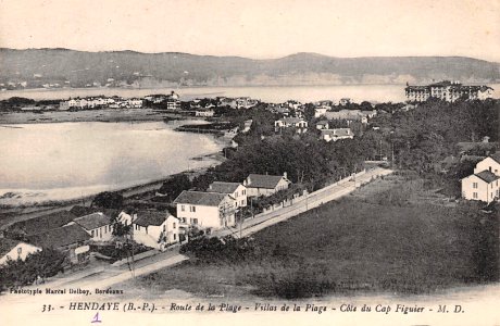 Hendaye - route de la plage (Delboy)