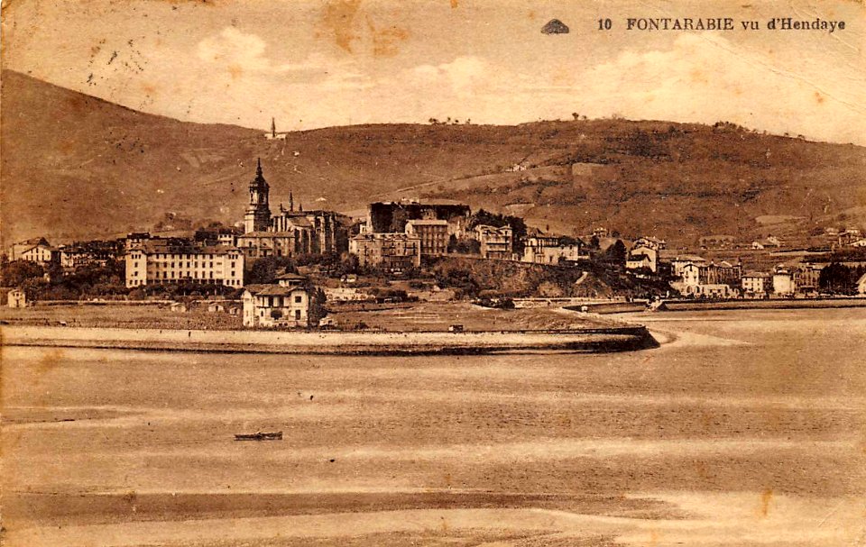 Hendaye - vue sur Fontarabie