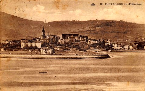 Hendaye - vue sur Fontarabie