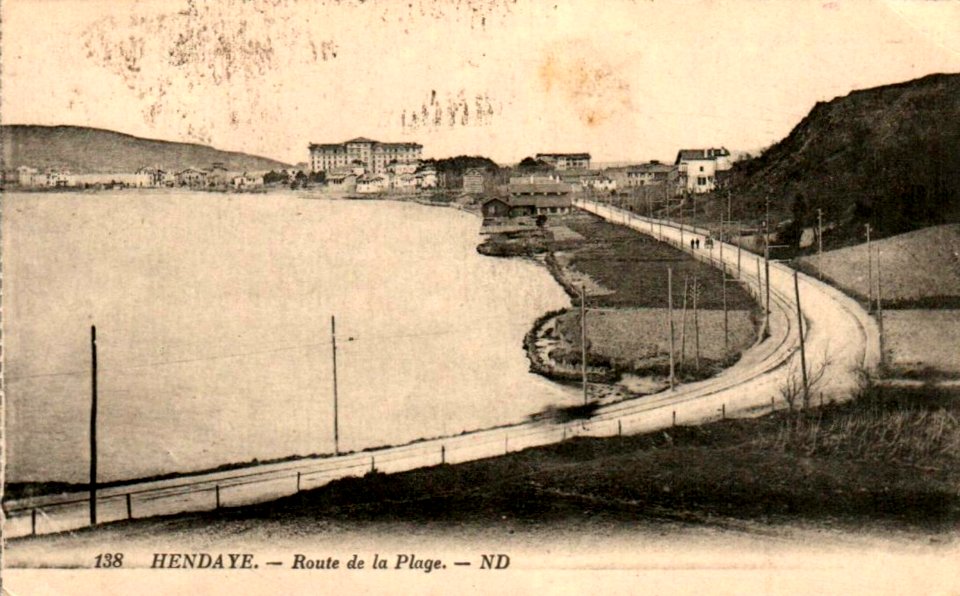 Hendaye - boulevard de la plage 1