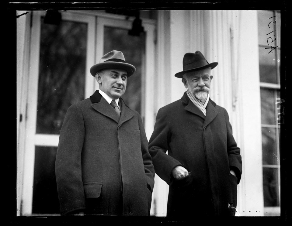 Henry Cabot Lodge, right. White House, Washington, D.C. LCCN2016891916