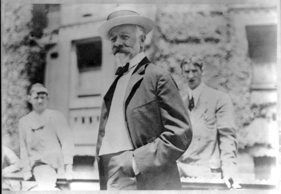 Henry Cabot Lodge, half length portrait, outdoors LCCN2016651093