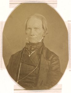 Henry Clay, head-and-shoulders length studio portrait, seated, facing front LCCN2015651555