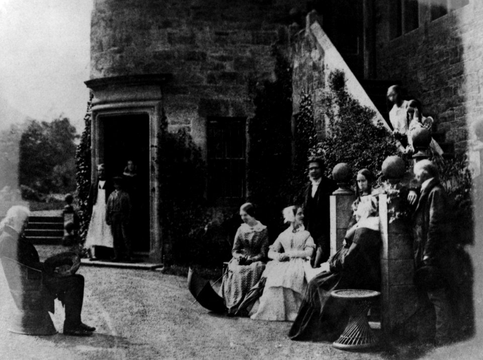 Henry Cockburn, Lord Cockburn, his family, David Octavius Hill and John Henning by Robert Adamson (2)