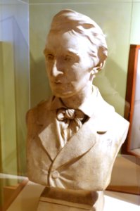 Henry David Thoreau by Walton Ricketson (1839-1923), sculpted 1898 - Concord Museum - Concord, MA - DSC05610
