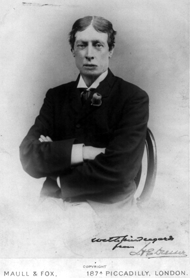 Henry Eeles Dresser, half-length portrait, seated, with arms folded LCCN2005676613