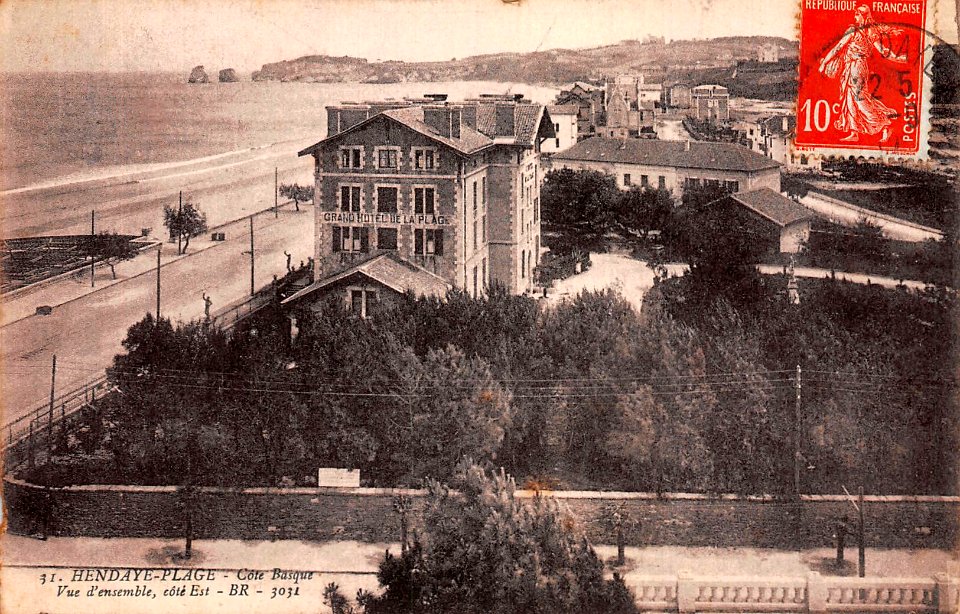 Hendaye - vue d'ensemble (Bloc Frères)