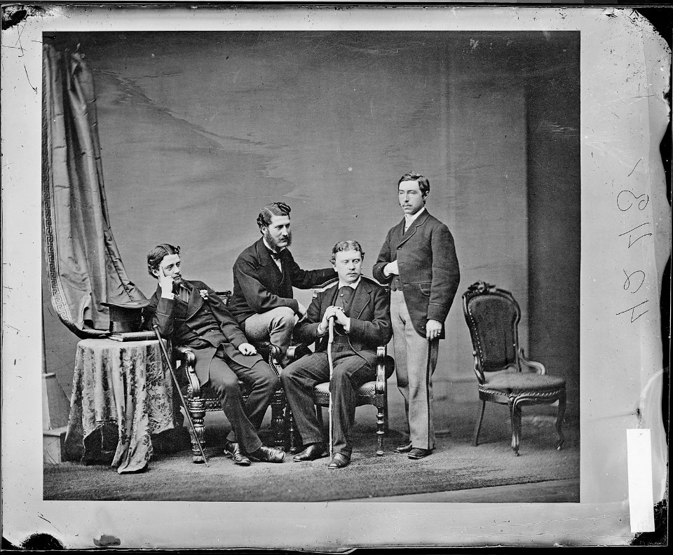 Henry Howard, attache English Legation, and others - NARA - 527227