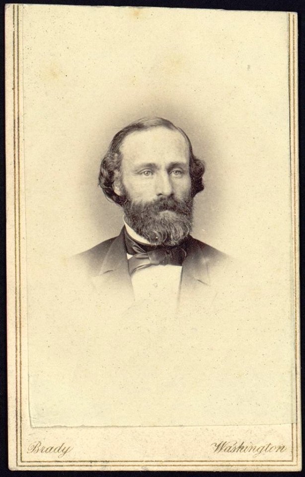 Henry L. Dawes, head-and-shoulders portrait, facing slightly right) - Brady Washington LCCN2005677234