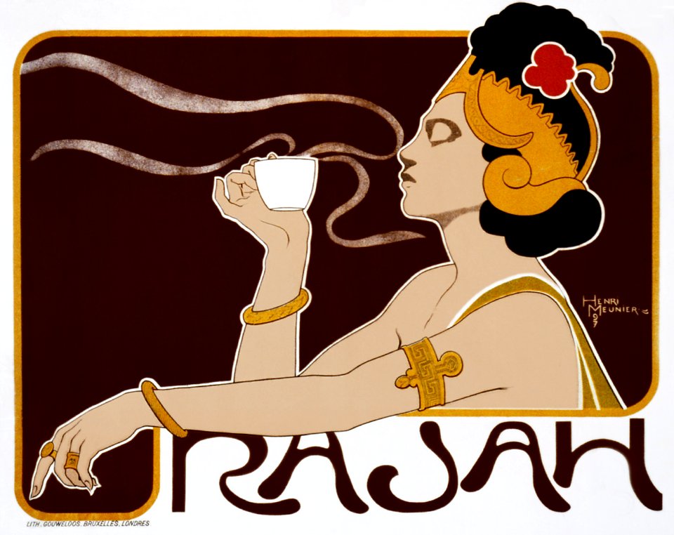 Henri Meunier, Rajah, advertising poster, 1897