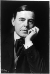 Henry Miller, 1860-1926, bust portrait, left hand under chin, facing right LCCN2005689394