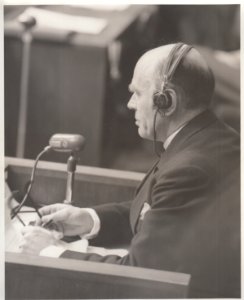 Henri C. Pieck, witness in Doctors' Trial photo