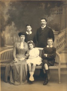 Henri van Dievoet en famille