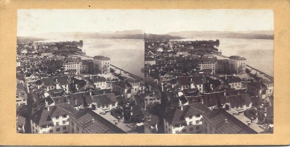 Henri-Charles Plaut Panorama de Zurich