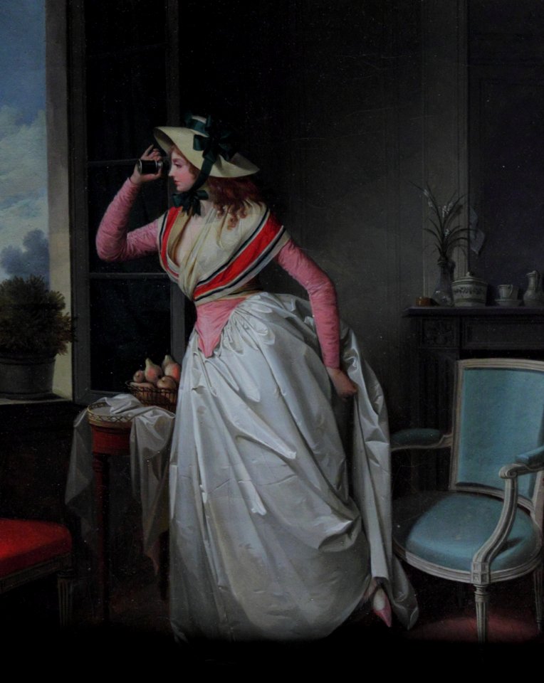 Henri-Nicolas Van Gorp - La femme à la lorgnette